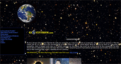 Desktop Screenshot of geocentrism.com